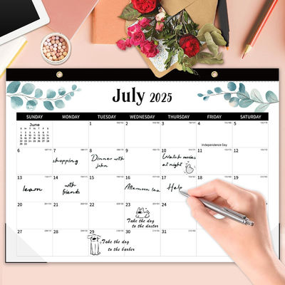 Quantity 1 Calendar Custom Wall Calendar Full Color Printing Spiral Binding