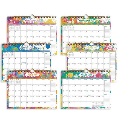 Retangle Custom Wall Calendar Customizable Design Holiday / Seasonal Theme Personalization