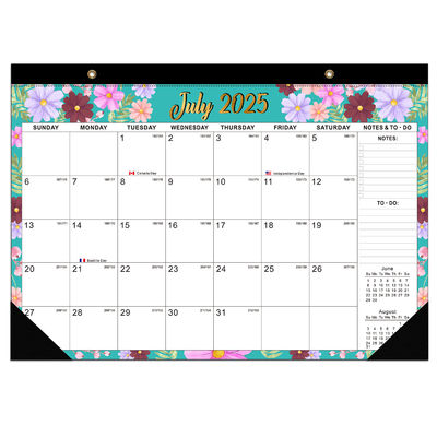 December End Month Custom Wall Calendar with Glossy Paper Type and Full Color Printing