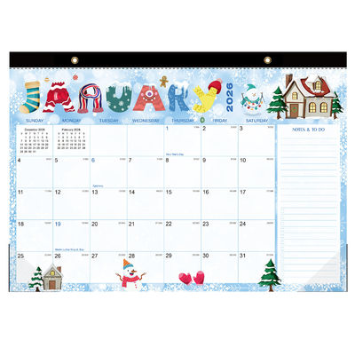 Customized Glossy Paper Type Personalized Calendar Printing For Business Growth