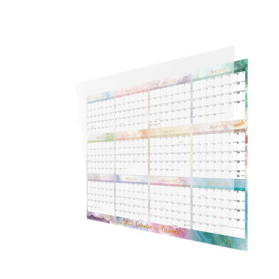 Spiral Bound Custom Wall Calendar With Holiday / Seasonal Theme And Full Color Printing