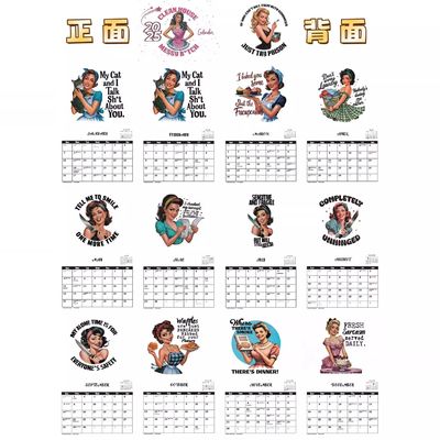 12 X 12 Inches Custom Wall Calendar Featuring Holiday / Seasonal Theme Spiral Binding Included