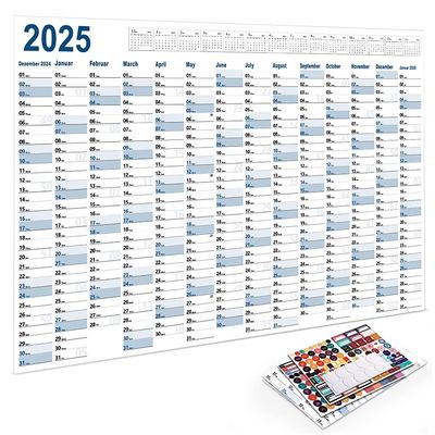 Organize Business With Paper Custom Wall Calendars In Monthly View Layout
