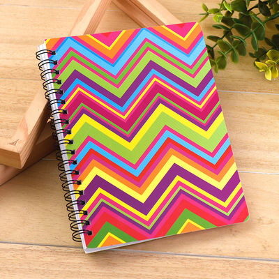 Lined Paper Spiral Hardcover Notebook Personalization Option Custom Cover Art 300gsm Cover Weight
