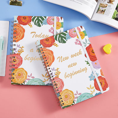 Standard Spiral Hardcover Notebook with 300gsm Cover Weight Black Color