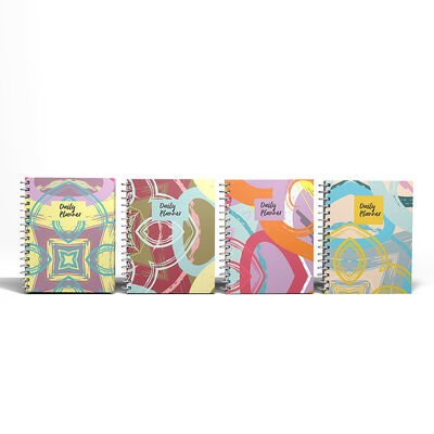 Logo Printing Spiral Hardcover Notebook 100 Pages Durable Spiral Binding Perfect for Business Conferences and Workshops