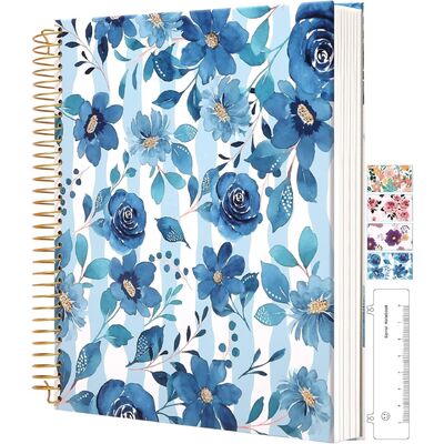 Spiral Hardcover Notebook 100 Pages Binding Type Spiral Custom Cover Art Great for Daily Journals Planners and Work Notes