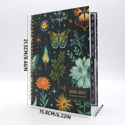 100 Pages Spiral Hardcover Notebook Including Logo Printing Great for Journal and Personal Organization